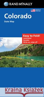 Rand McNally Easy to Fold: Colorado State Laminated Map Rand McNally 9780528025976 Rand McNally - książka