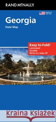 Rand McNally Easy to Fold: Georgia State Laminated Map Rand McNally 9780528027925 Rand McNally - książka