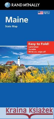 Rand McNally Easy to Fold: Maine State Laminated Map Rand McNally 9780528026096 Rand McNally - książka