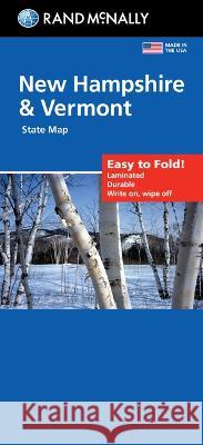 Rand McNally Easy to Fold: New Hampshire & Vermont Laminated Map Rand McNally 9780528026164 Rand McNally - książka