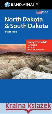 Rand McNally Easy to Fold: North Dakota, South Dakota Laminated Map Rand McNally 9780528024771 Rand McNally - książka