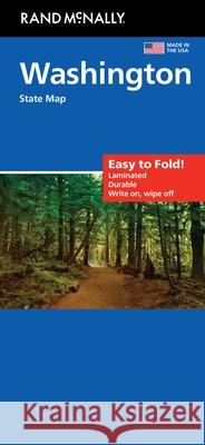 Rand McNally Easy to Fold: Washington State Laminated Map Rand McNally 9780528028250 Rand McNally - książka