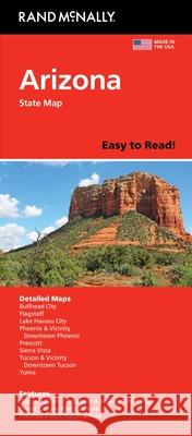 Rand McNally Easy to Read Folded Map: Arizona State Map Rand McNally 9780528027741 Rand McNally - książka