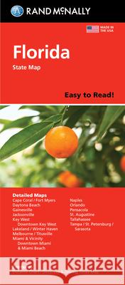 Rand McNally Easy to Read Folded Map: Florida State Map Rand McNally 9780528024610 Rand McNally - książka