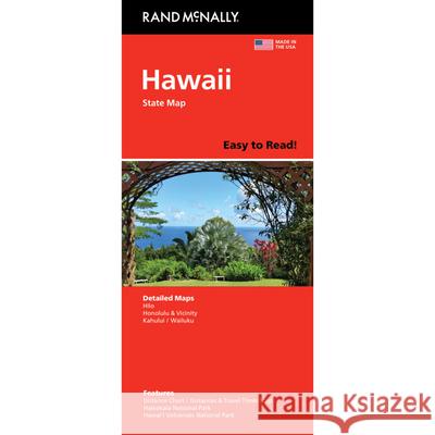 Rand McNally Easy to Read: Hawaii State Map Rand McNally 9780528028533 Rand McNally - książka