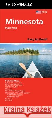 Rand McNally Easy to Read: Minnesota State Map Rand McNally 9780528028946 Rand McNally - książka