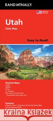 Rand McNally Easy to Read: Utah State Map Rand McNally 9780528027796 Rand McNally - książka