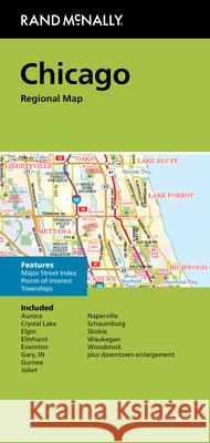 Rand McNally Folded Map: Chicago Regional Map Rand McNally 9780528028410 Rand McNally - książka