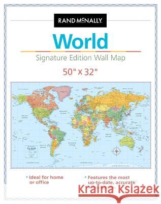 Rand McNally Signature Edition World Wall Map: Folded Rand McNally 9780528026867 Rand McNally - książka