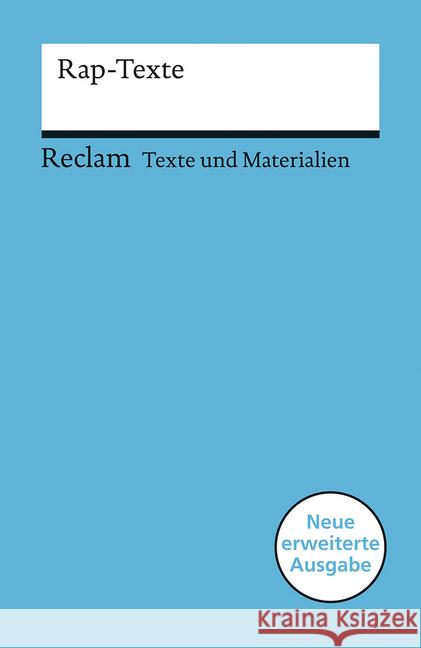 Rap-Texte : Für die Sekundarstufe  9783150150733 Reclam, Ditzingen - książka