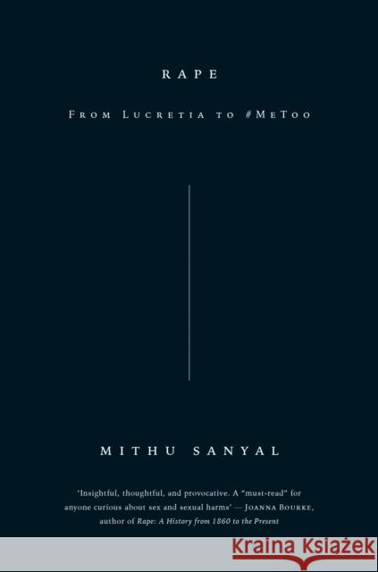 Rape: From Lucretia to #MeToo Mithu Sanyal 9781786637505 Verso Books - książka