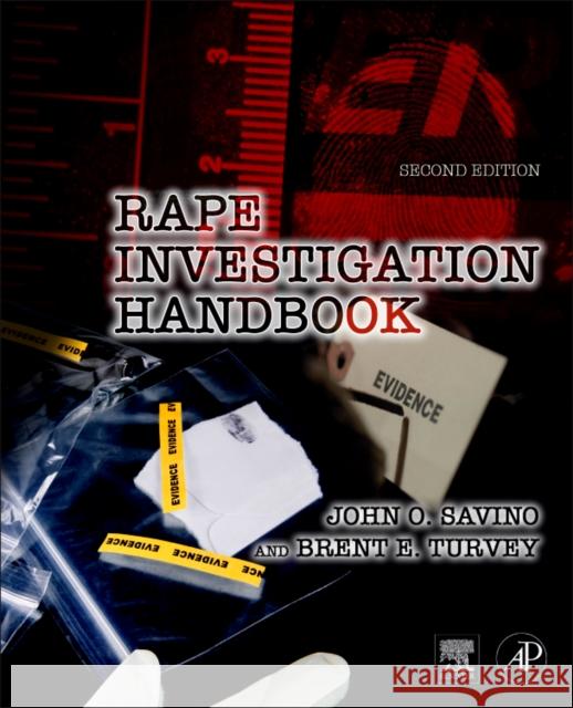 Rape Investigation Handbook John Savino 9780123860293  - książka