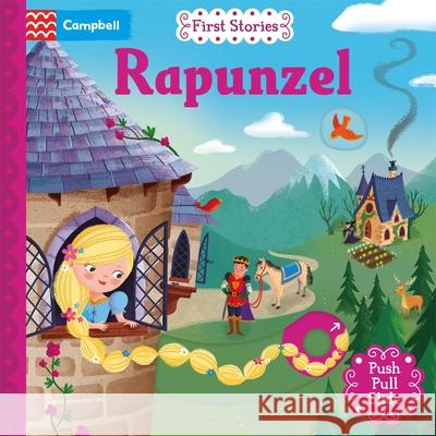 Rapunzel: A Push, Pull, Slide Book Campbell Books 9781035074754 Pan Macmillan - książka