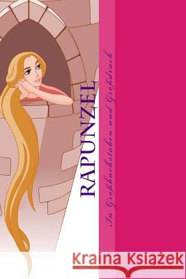 Rapunzel: Leseheft mit Großbuchstaben Pseudonym, Inka 9781523877812 Createspace Independent Publishing Platform - książka