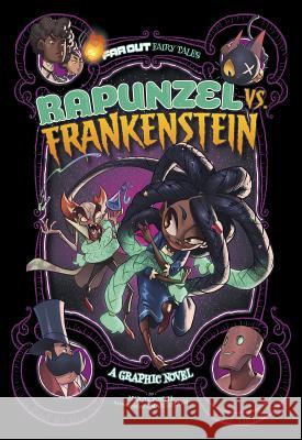 Rapunzel vs. Frankenstein: A Graphic Novel Martin Powell Omar Lozano 9781496584441 Stone Arch Books - książka