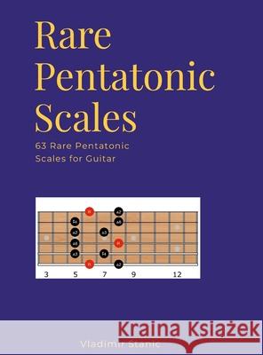 Rare Pentatonic Scales: 63 Rare Pentatonic Scales for Guitar Vladimir Stanic 9781445257402 Lulu.com - książka