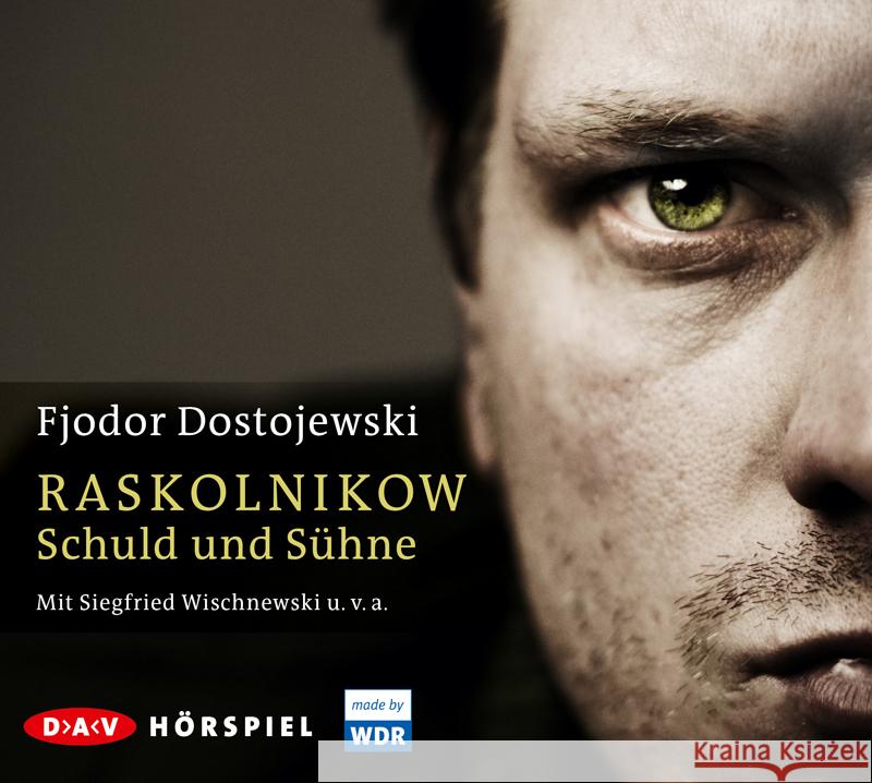 Raskolnikow. Schuld und Sühne, 4 Audio-CDs : Hörspiel (4 CDs), Hörspiel Dostojewskij, Fjodor M. 9783862313679 Der Audio Verlag, DAV - książka