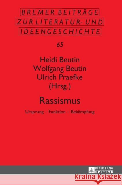 Rassismus: Ursprung - Funktion - Bekaempfung Metscher, Thomas 9783631647080 Peter Lang Gmbh, Internationaler Verlag Der W - książka