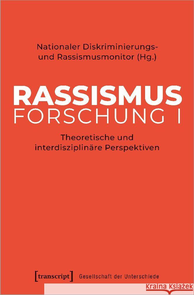 Rassismusforschung I  9783837661507 transcript Verlag - książka