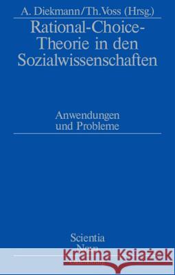 Rational-Choice-Theorie in Den Sozialwissenschaften  9783486566444 Oldenbourg Wissenschaftsverlag - książka