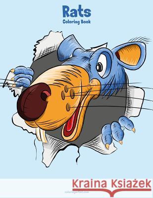 Rats Coloring Book 1 Nick Snels 9781979812658 Createspace Independent Publishing Platform - książka