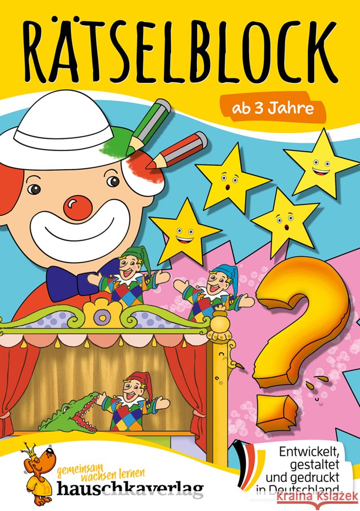 Rätselblock ab 3 Jahre - Band 1 Spiecker, Agnes 9783881006446 Hauschka - książka