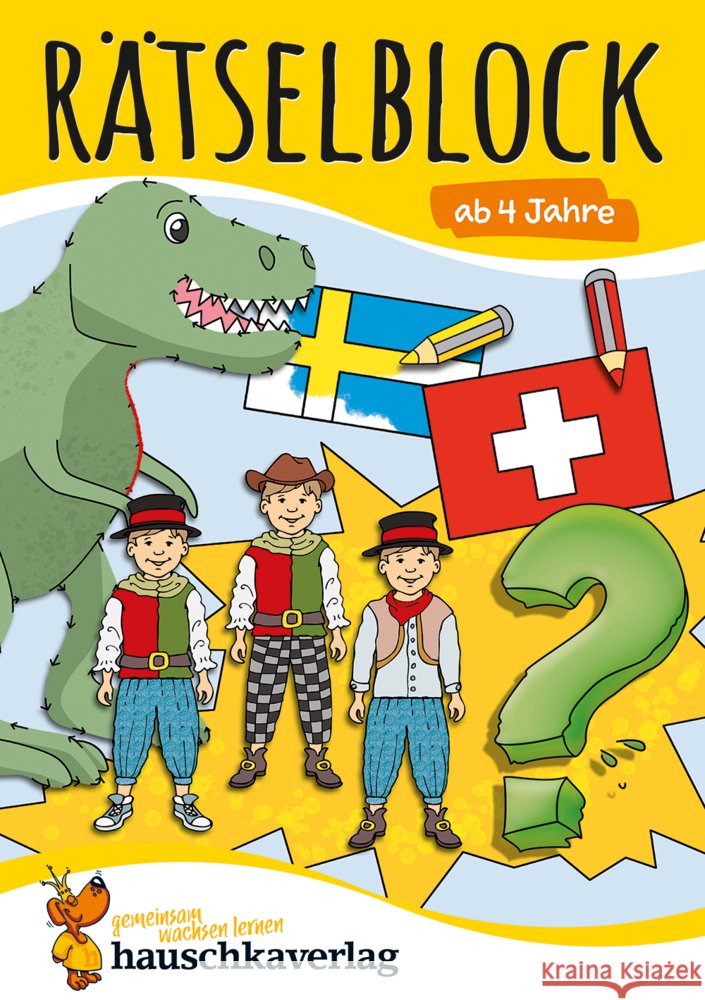 Rätselblock ab 4 Jahre, Band 2, A5-Block Spiecker, Agnes 9783881006439 Hauschka - książka