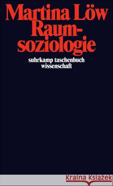 Raumsoziologie Löw, Martina   9783518291061 Suhrkamp - książka