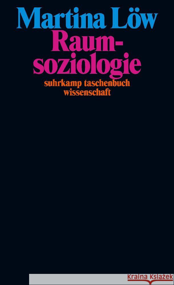 Raumsoziologie Löw, Martina 9783518300251 Suhrkamp - książka