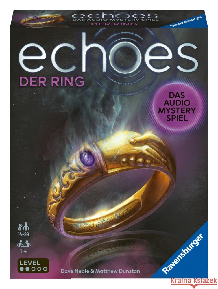 Ravensburger 20866 echoes Der Ring - Audio Mystery Spiel ab 14 Jahren, Erlebnis-Spiel Dunstan, Matthew, Neale, Dave 4005556208661 Ravensburger Verlag - książka