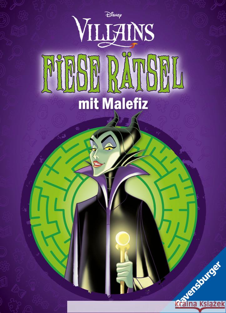 Ravensburger Disney Villains: Fiese Rätsel mit Maleficent - Knifflige Rätsel für kluge Köpfe ab 9 Jahren  9783473489336 Ravensburger Verlag - książka