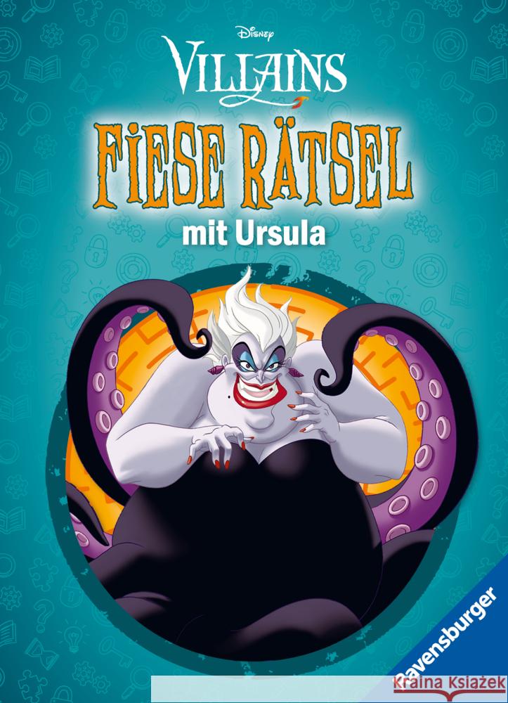 Ravensburger Disney Villains: Fiese Rätsel mit Ursula - Knifflige Rätsel für kluge Köpfe ab 9 Jahren  9783473489343 Ravensburger Verlag - książka