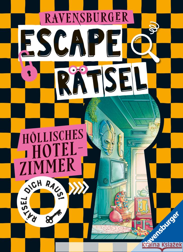 Ravensburger Escape Rätsel: Höllisches Hotelzimmer Scheller, Anne 9783473488957 Ravensburger Verlag - książka