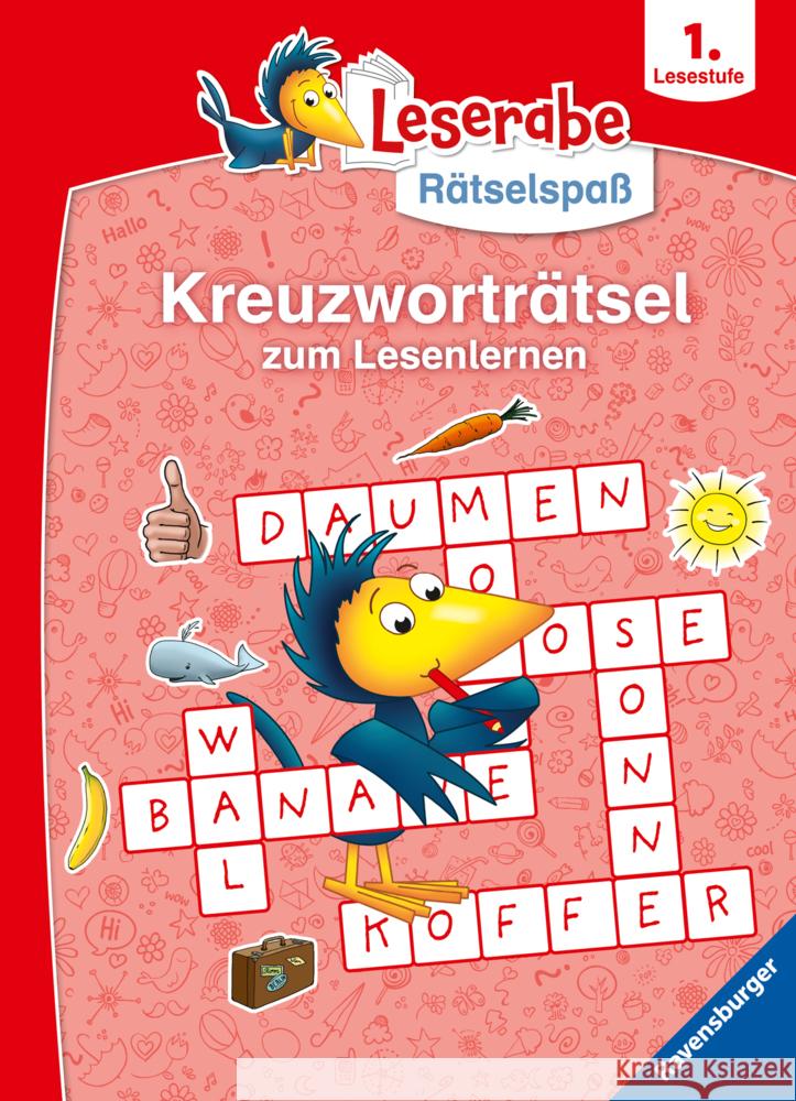 Ravensburger Leserabe Rätselspaß - Kreuzworträtsel zum Lesenlernen - 1. Lesestufe Richter, Martine 9783473489886 Ravensburger Verlag - książka