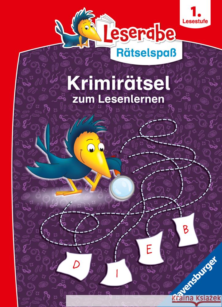 Ravensburger Leserabe Rätselspaß - Krimirätsel zum Lesenlernen ab 6 Jahren - 1. Lesestufe Richter, Martine 9783473489442 Ravensburger Verlag - książka