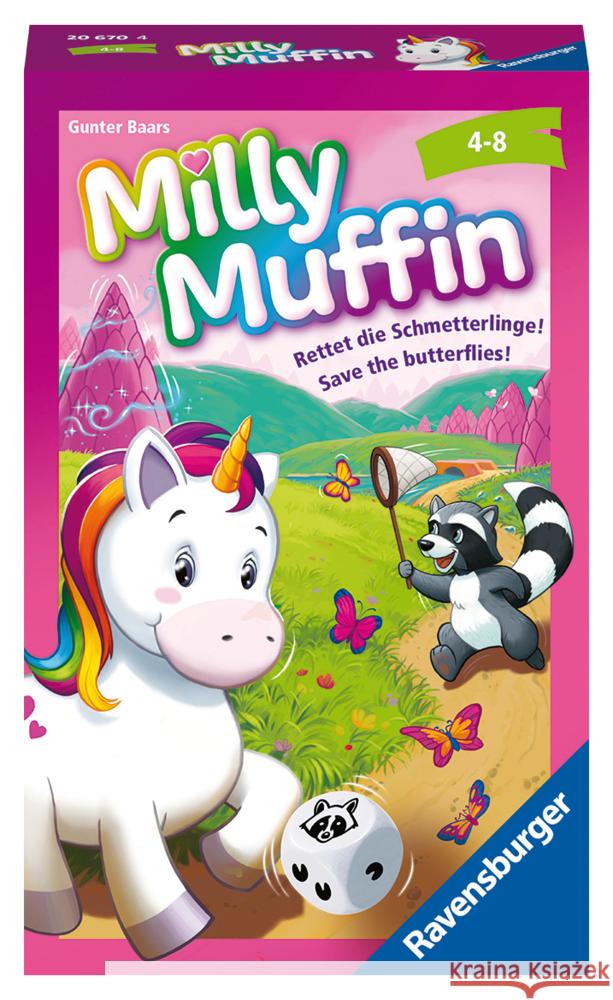 Ravensburger®, Milly Muffin, 20670, kooperatives Einhorn Kinderspiel ab 4 Jahren Baars, Gunter 4005556206704 Ravensburger Verlag - książka