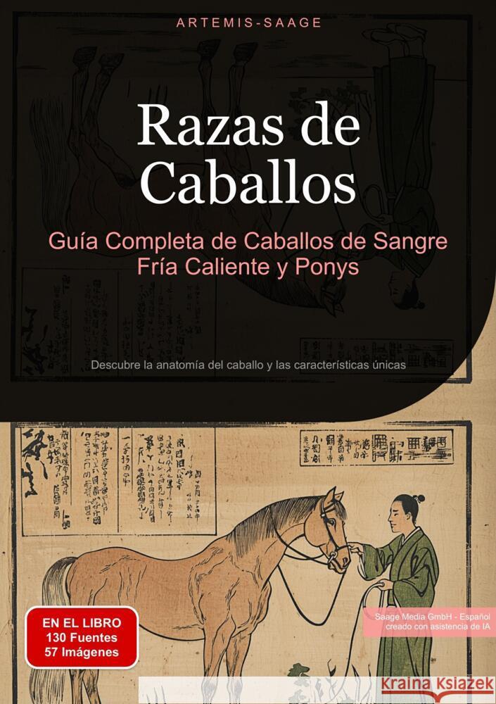 Razas de Caballos: Guía Completa de Caballos de Sangre Fría, Caliente y Ponys Saage, Artemis 9783384463036 Saage Books - książka