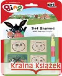 Razítka 3+1 s voskovkou Bing  8595593841274 Jiri models - książka