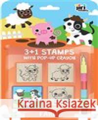 Razítka 3+1 s voskovkou Farma  8595593841304 Jiri models - książka