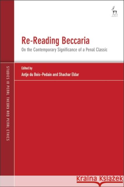 Re-Reading Beccaria  9781509959174 Bloomsbury Publishing PLC - książka