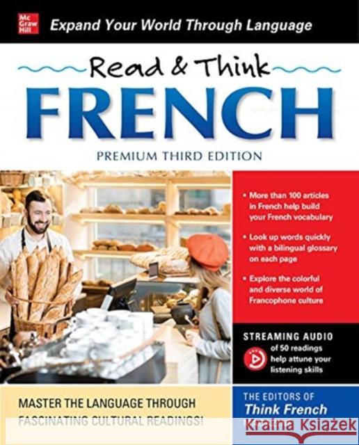 Read & Think French, Premium Third Edition The Editors of Think French! Magazine 9781260474572 McGraw-Hill Education - książka
