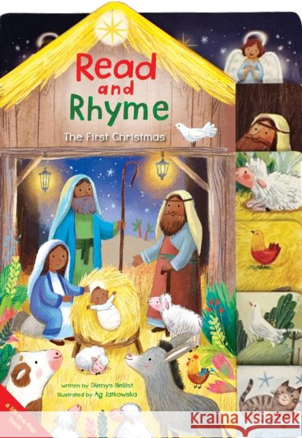 Read and Rhyme The First Christmas Glenys Nellist 9780310762539 Zondervan - książka