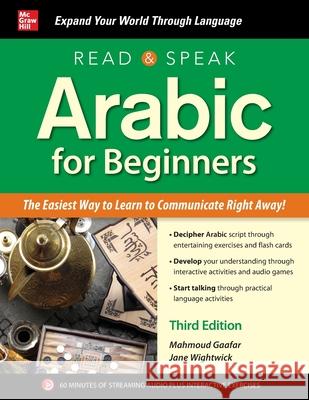 Read and Speak Arabic for Beginners, Third Edition Jane Wightwick 9781260031010 McGraw-Hill Education - książka
