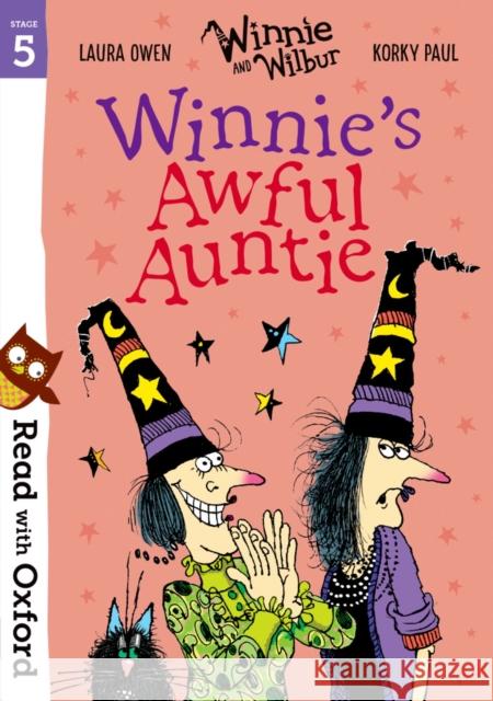 Read with Oxford: Stage 5: Winnie and Wilbur: Winnie's Awful Auntie Laura Owen 9780192769176 Oxford University Press - książka