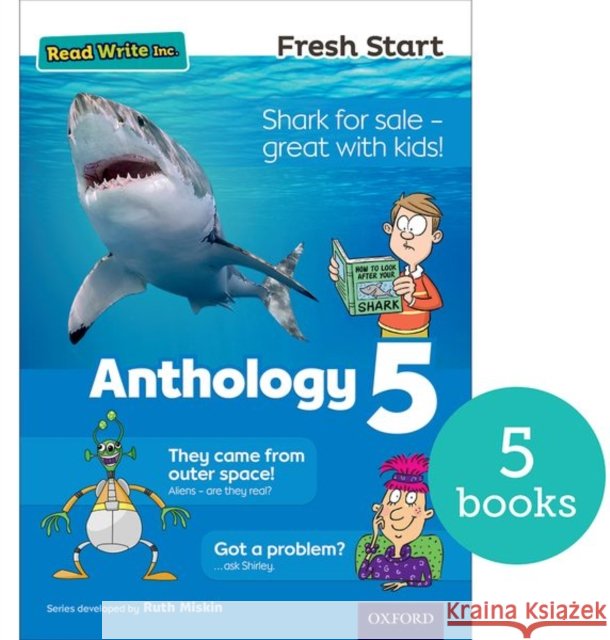 Read Write Inc. Fresh Start: Anthology 5 - Pack of 5 Adrian Bradbury 9780198398295 Oxford University Press - książka