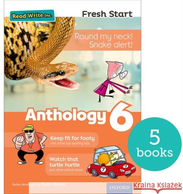 Read Write Inc. Fresh Start: Anthology 6 - Pack of 5 Munton, Gill, Pursglove, Janey, Bradbury, Adrian 9780198398318 Oxford University Press - książka