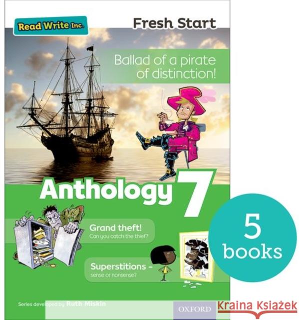 Read Write Inc. Fresh Start: Anthology  7 - Pack of 5 Munton, Gill, Pursglove, Janey, Bradbury, Adrian 9780198398332 Oxford University Press - książka
