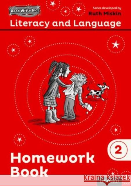 Read Write Inc.: Literacy & Language: Year 2 Homework Book Pack of 10 Miskin, Ruth; Pursgrove, Janey; Raby, Charlotte 9780198493662 OUP Oxford - książka