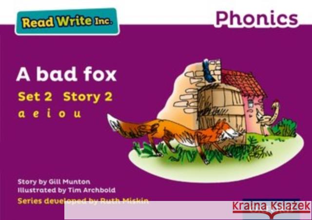 Read Write Inc. Phonics: A Bad Fox (Purple Set 2 Storybook 2) Munton, Gill 9780198371519 Oxford University Press - książka