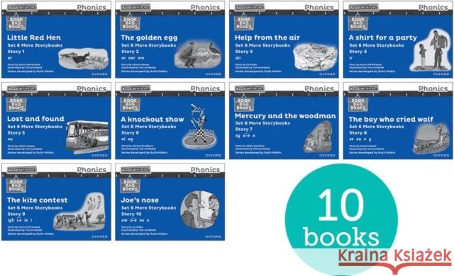 Read Write Inc. Phonics: Blue Set 6 More Black & White Storybooks (Pack of 10) Abbie Rushton 9781382048163 Oxford University Press - książka